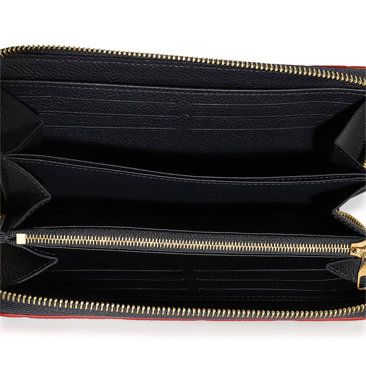 Louis Vuitton Louis Vuitton Marine Rouge Monogram Empreinte Zippy Wallet