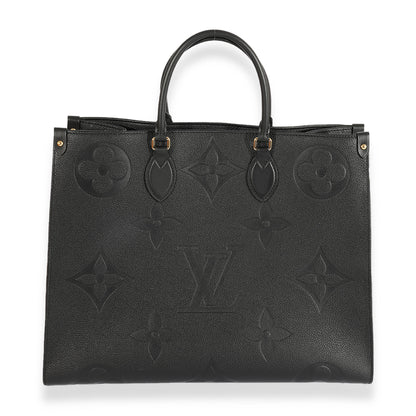 Louis Vuitton Louis Vuitton Black Monogram Empreinte Onthego GM
