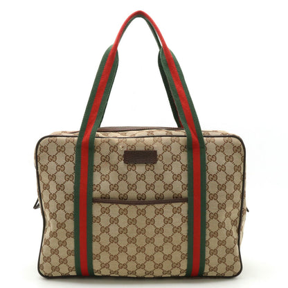 Gucci GG Canvas Shearling Line 2way Tote Bag 189753