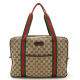 Gucci GG Canvas Shearling Line 2way Tote Bag 189753