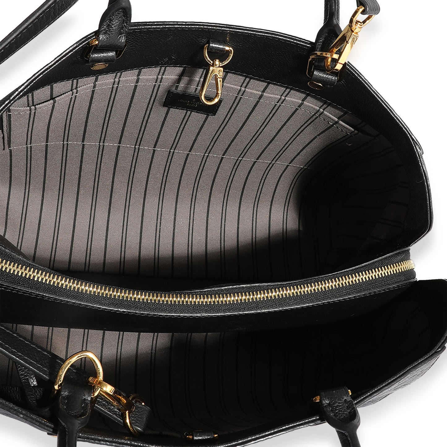 Louis Vuitton Louis Vuitton Black Monogram Empreinte Montaigne GM