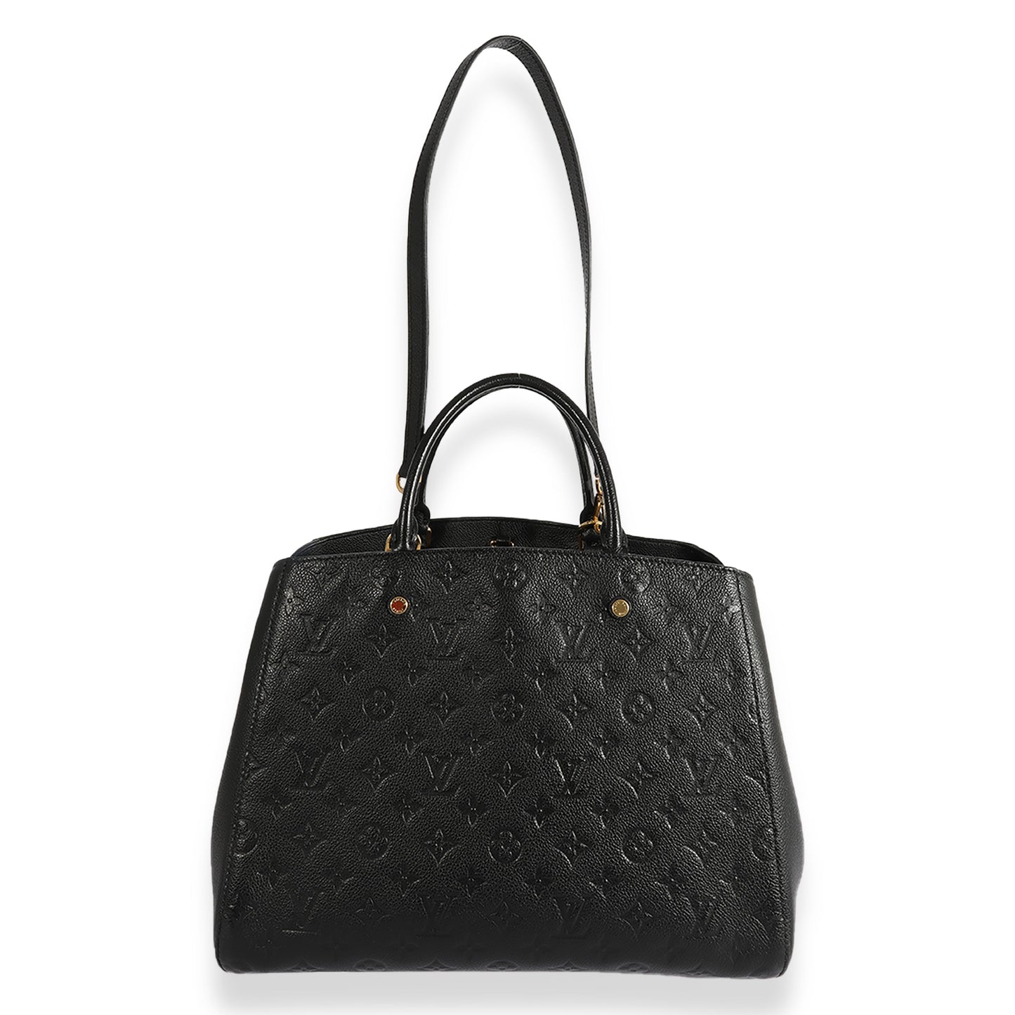 Louis Vuitton Louis Vuitton Black Monogram Empreinte Montaigne GM