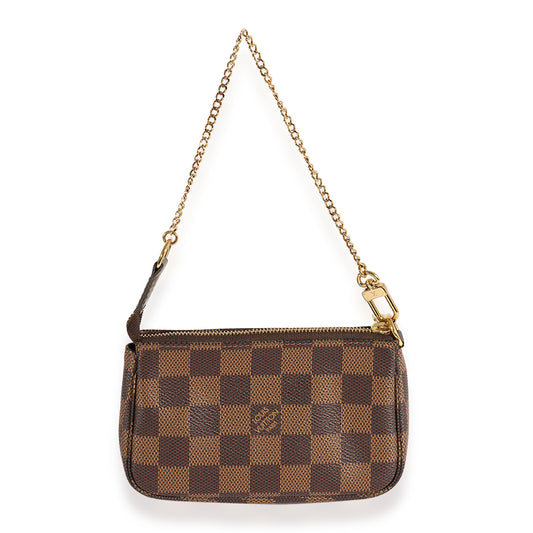 Louis Vuitton Louis Vuitton Damier Ebene Mini Pochette Accessoires