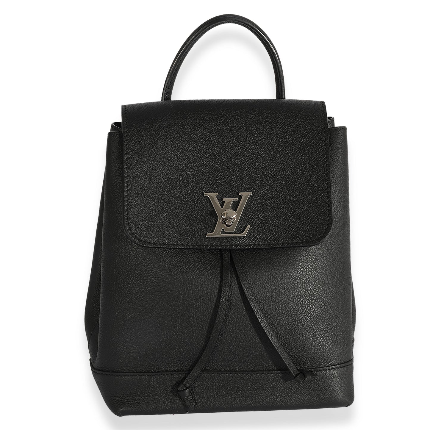 Louis Vuitton Louis Vuitton Black Calfskin Lockme Backpack