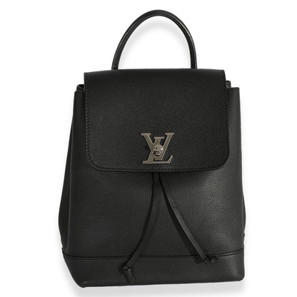 Louis Vuitton Louis Vuitton Black Calfskin Lockme Backpack