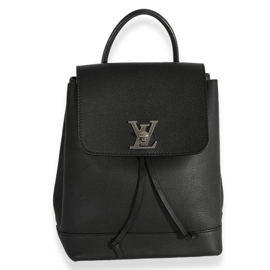 Louis Vuitton Louis Vuitton Black Calfskin Lockme Backpack