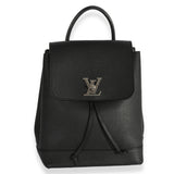 Louis Vuitton Louis Vuitton Black Calfskin Lockme Backpack