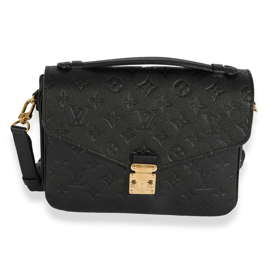 Louis Vuitton Louis Vuitton Black Monogram Empreinte Pochette Métis