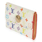 Louis Vuitton Louis Vuitton x Takashi Murakami White Monogram Multicolore Card Holder
