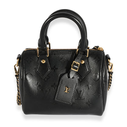 Louis Vuitton Louis Vuitton Black Monogram Ink Speedy BB