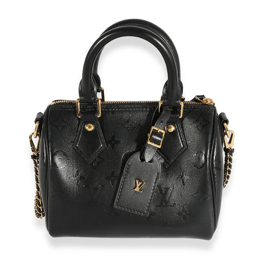 Louis Vuitton Louis Vuitton Black Monogram Ink Speedy BB