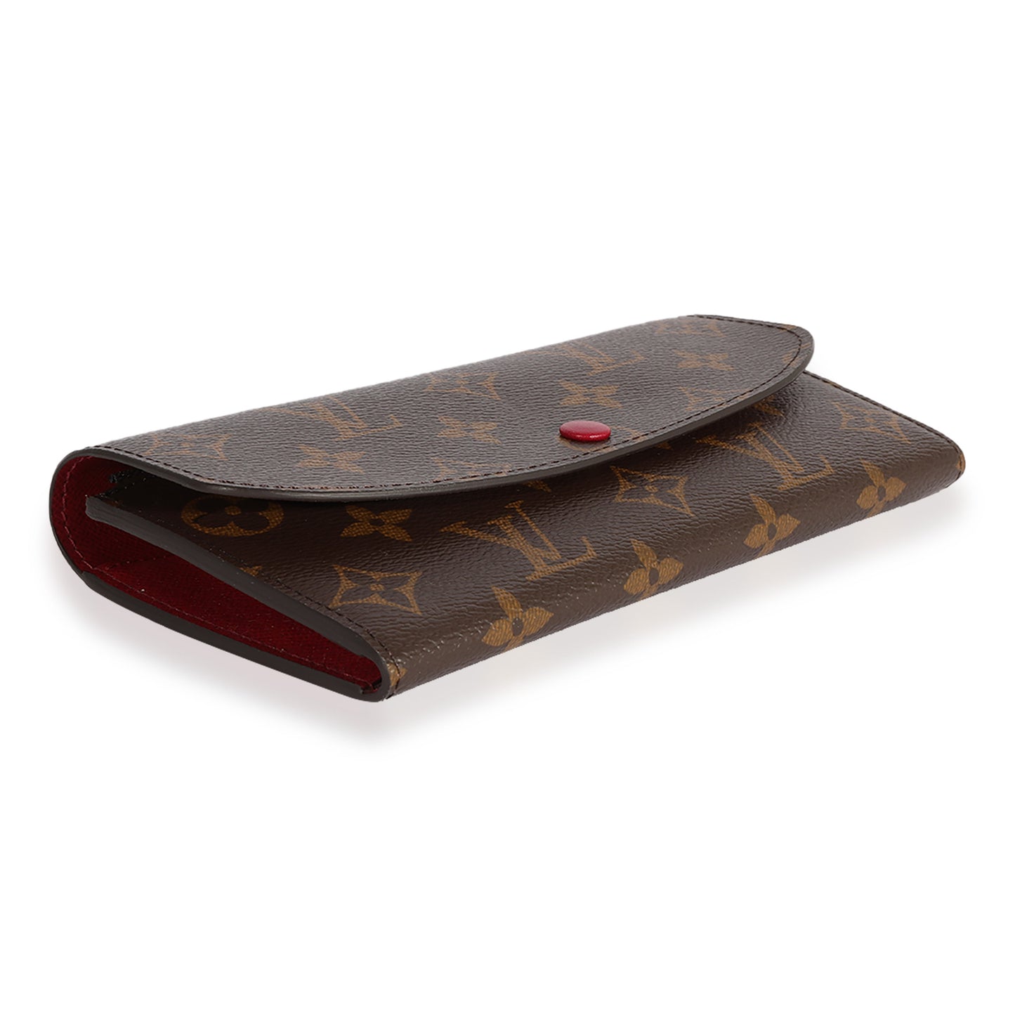 Louis Vuitton Louis Vuitton Monogram Canvas & Fuchsia Emilie Wallet