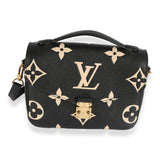 Louis Vuitton Louis Vuitton Black & Beige Monogram Empreinte Giant Pochette Métis