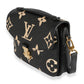 Louis Vuitton Louis Vuitton Black & Beige Monogram Empreinte Giant Pochette Métis