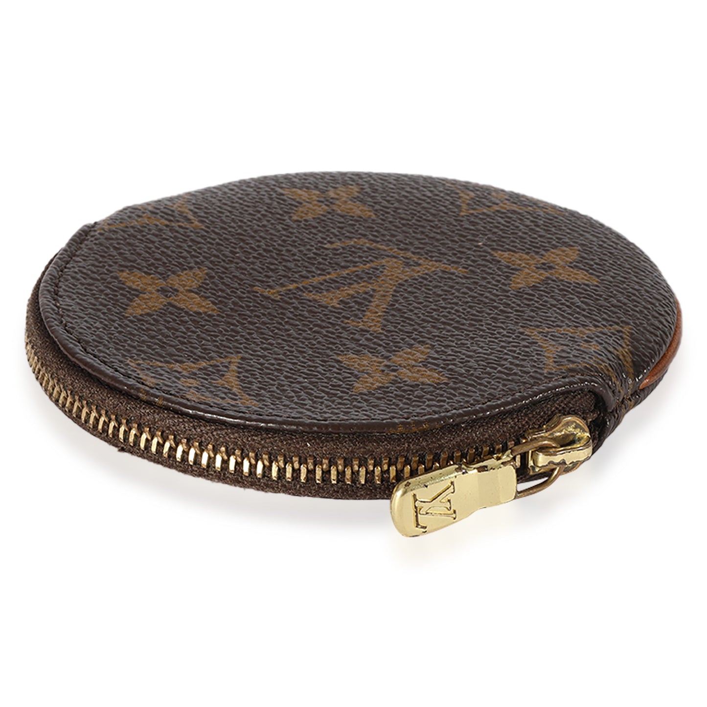 Louis Vuitton Louis Vuitton Monogram Canvas Porte Monnaie Round
