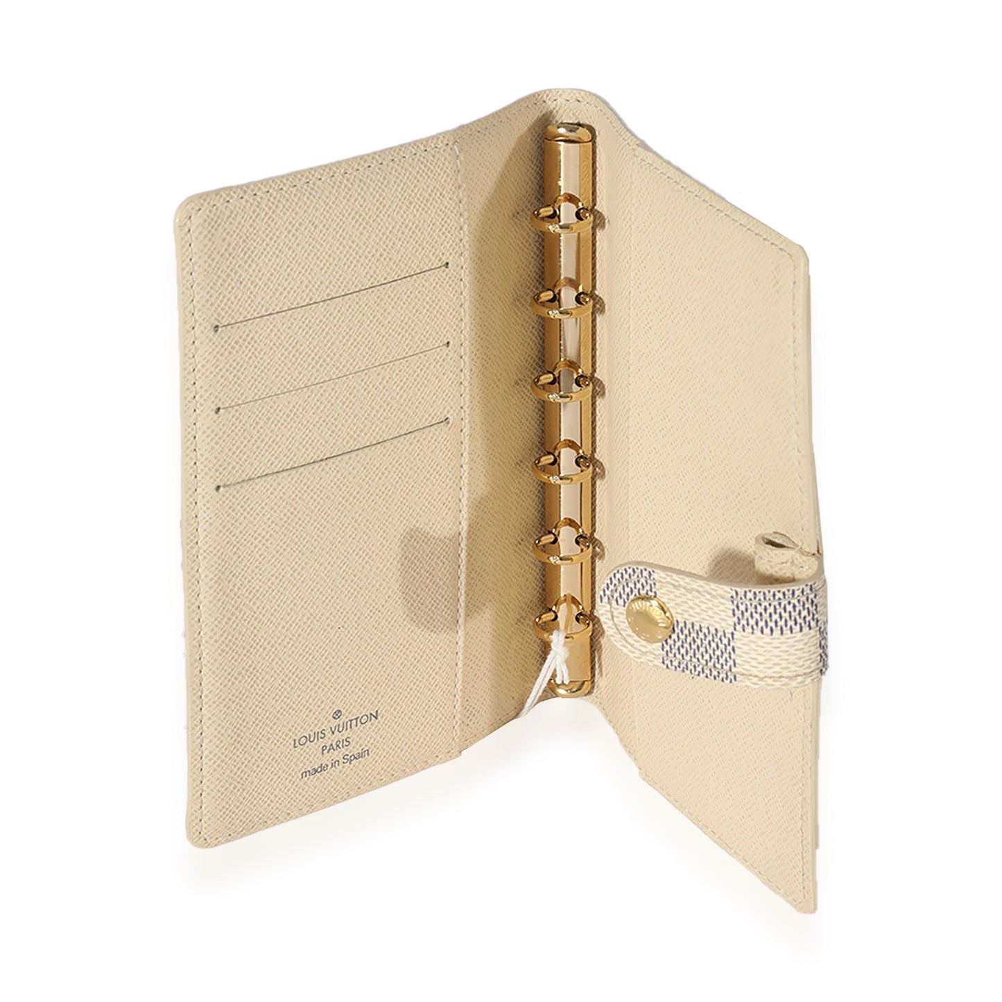 Louis Vuitton Louis Vuitton Damier Azur Canvas Small Agenda Cover