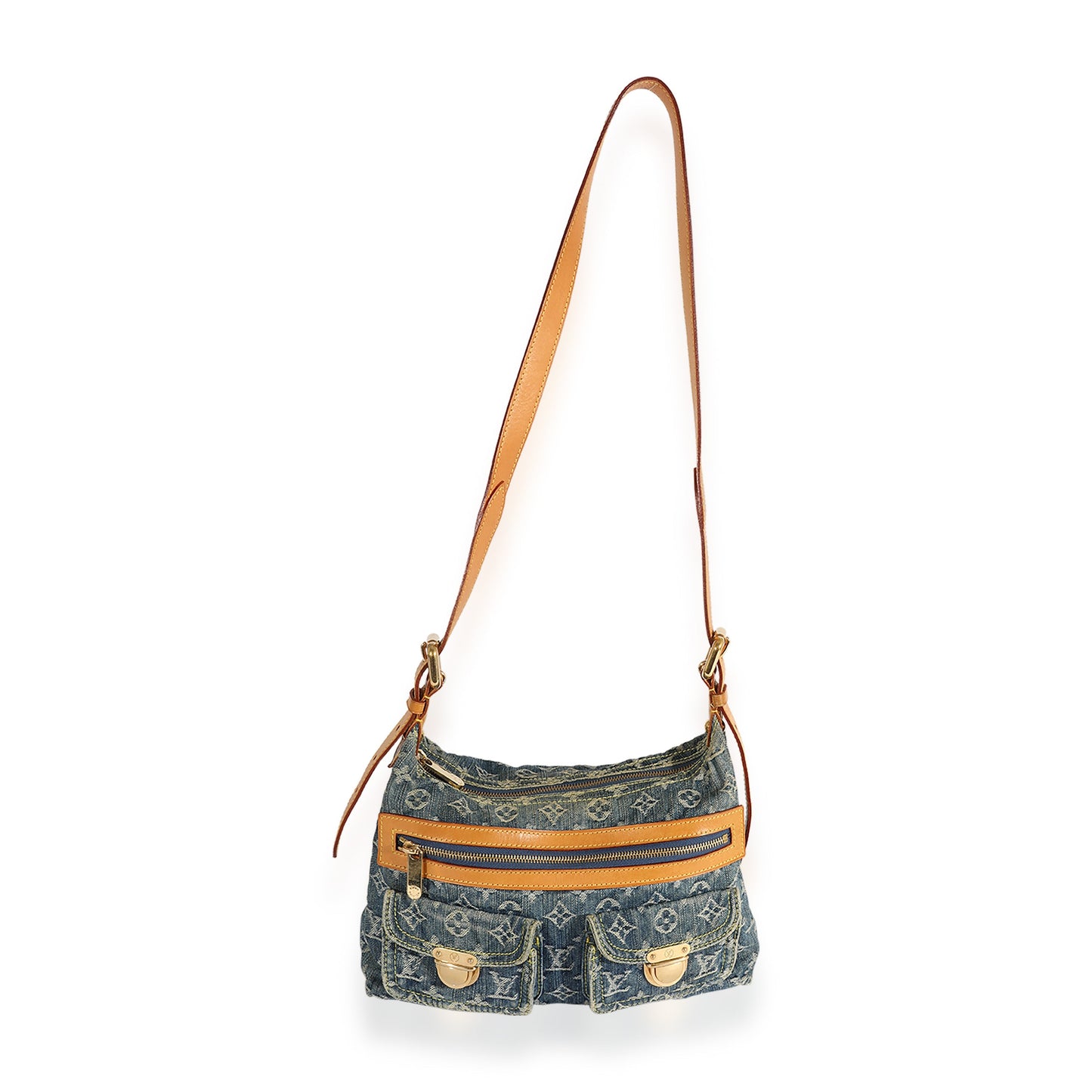 Louis Vuitton Louis Vuitton Blue Monogram Denim Baggy PM