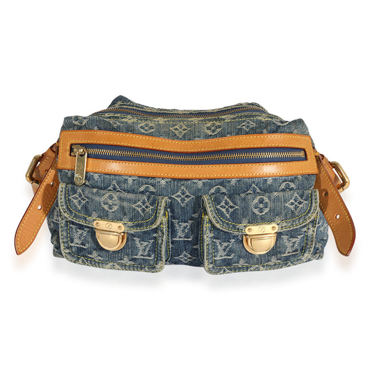 Louis Vuitton Louis Vuitton Blue Monogram Denim Baggy PM