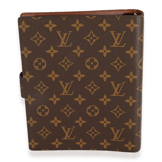 Louis Vuitton Louis Vuitton Monogram Canvas Large Ring Agenda Cover