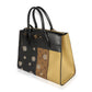 Louis Vuitton Louis Vuitton Black Calfskin & Monogram Canvas Studded City Steamer