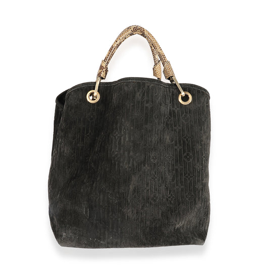 Louis Vuitton Louis Vuitton Kohl Suede Whisper GM Bag