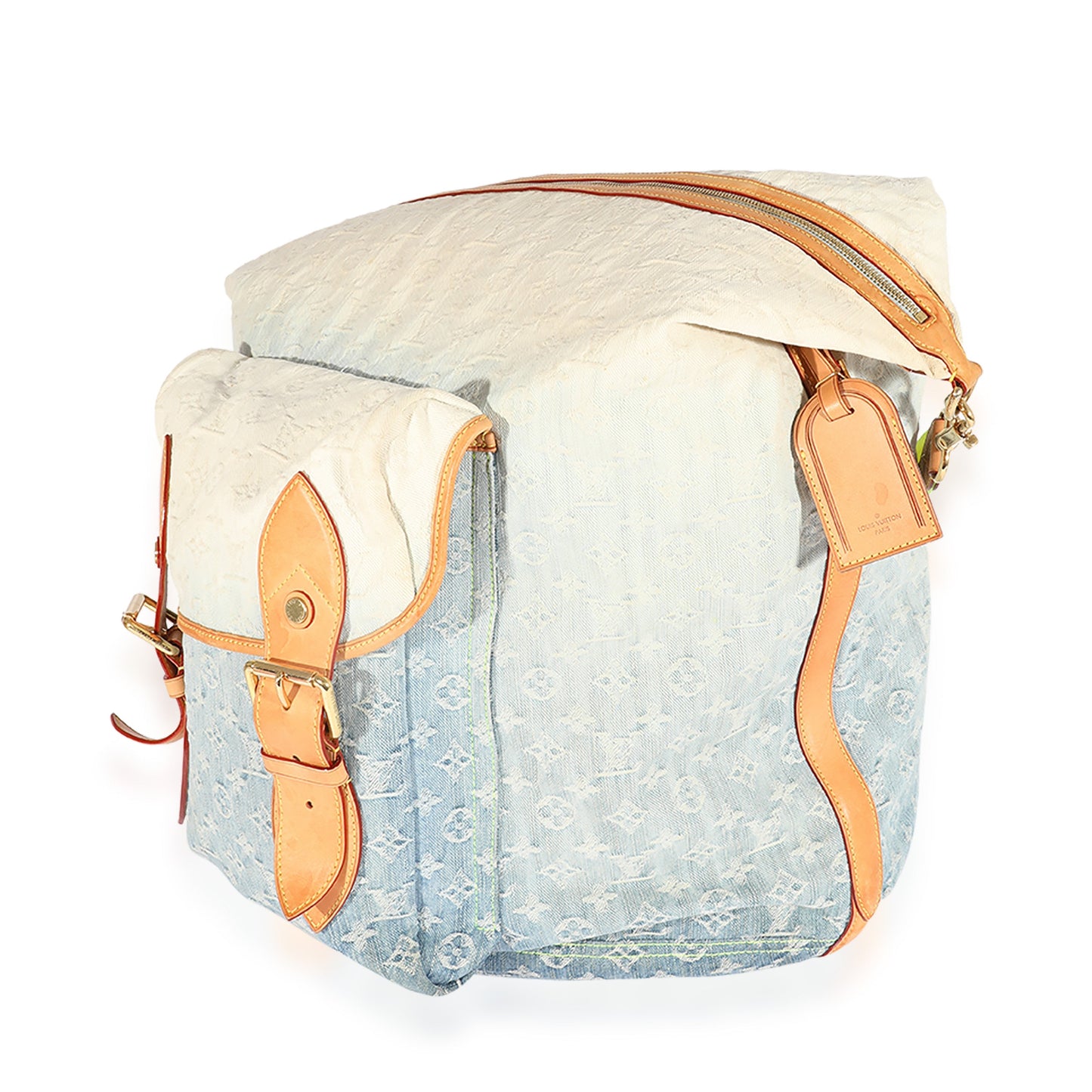Louis Vuitton Louis Vuitton Blue Denim Sunburst GM