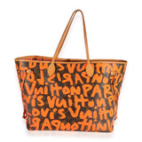 Louis Vuitton Louis Vuitton x Stephen Spro  Orange Graffiti Monogram Canvas Neverfull GM