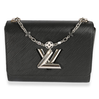 Louis Vuitton Louis Vuitton Black Epi Leather Flower Jewels Twist MM