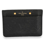 Louis Vuitton Louis Vuitton Black Monogram Empreinte Leather Card Holder