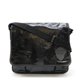 Gucci Coated Canvas Crest Emblem Shoulder Bag 181094