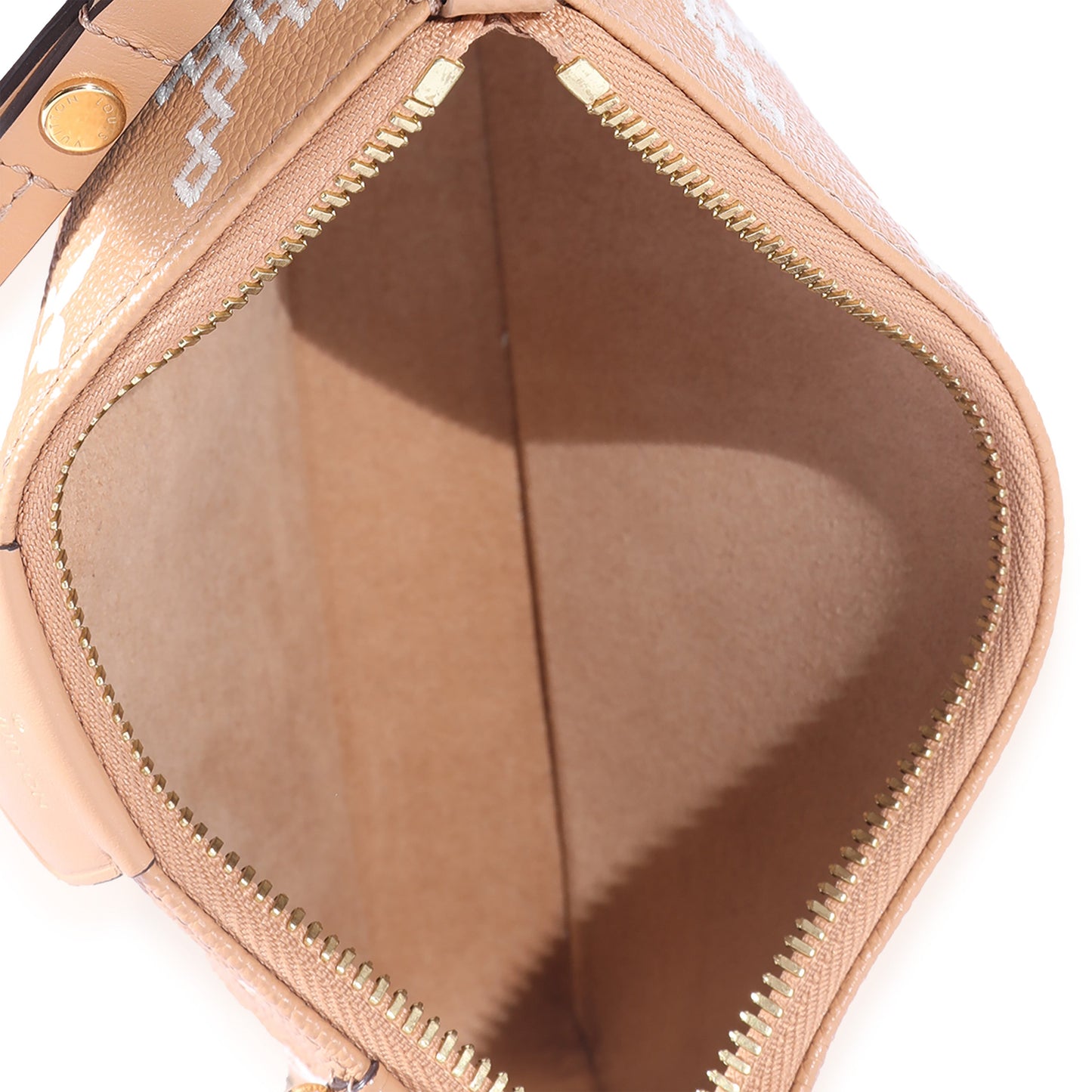 Louis Vuitton Louis Vuitton Arizona Cream Empreinte Broderies Easy Pouch On Strap