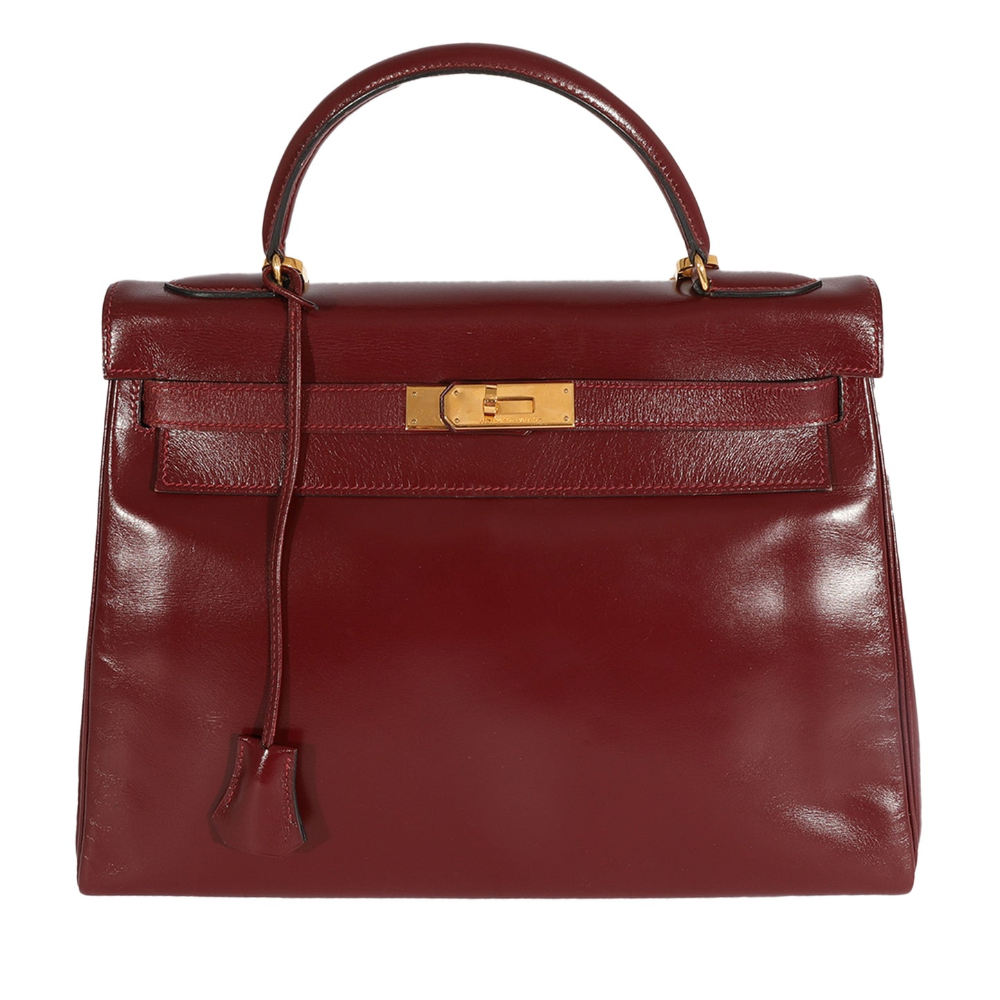 Hermes Kelly 32   Bordeaux Box