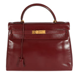 Hermes Kelly 32   Bordeaux Box