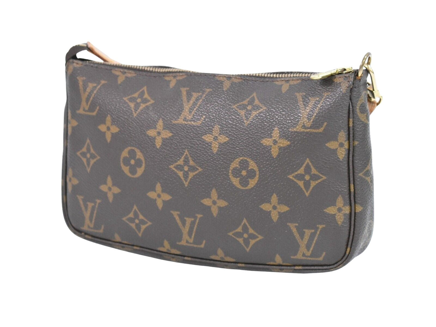 Louis Vuitton Pochette Accessoire  Canvas Clutch Bag