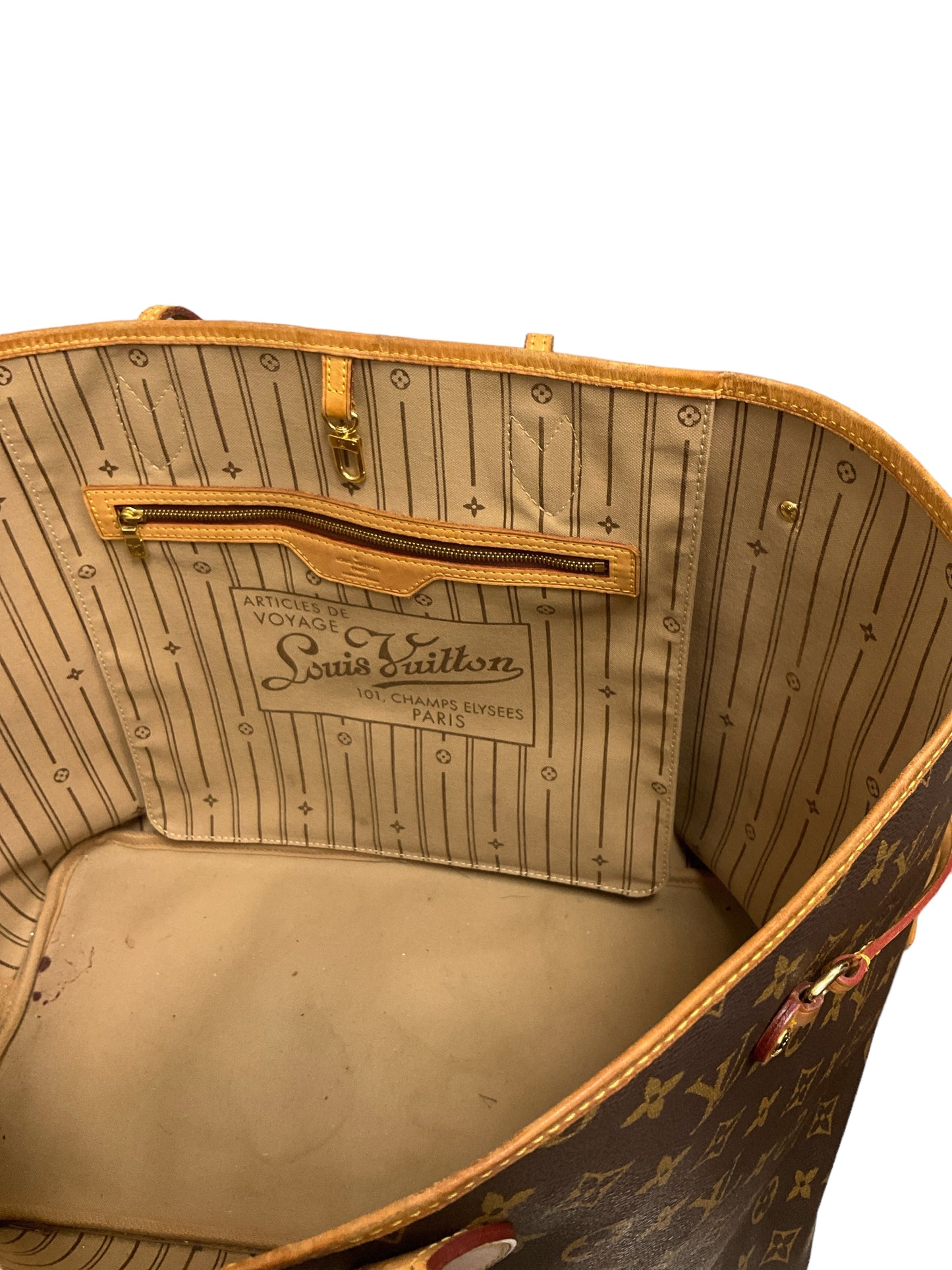 Tote Luxury Designer By Louis Vuitton  Size: Large