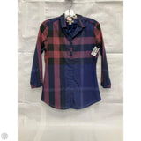 Blo  Luxury Designer By Burberry In Plaid Pattern, Size: Xs