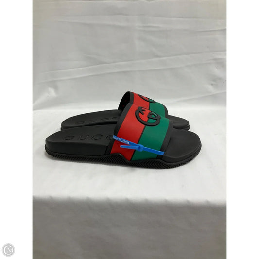Shoes Luxury Designer By Gucci In Multi-colored, Size: 6