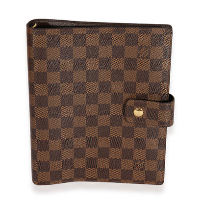 Louis Vuitton Louis Vuitton Damier Ebene Large Agenda