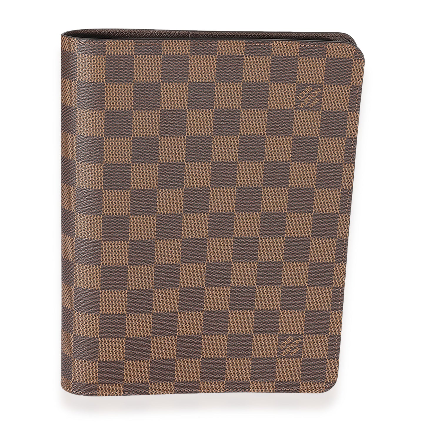 Louis Vuitton Louis Vuitton Damier Ebene Desk Agenda Cover