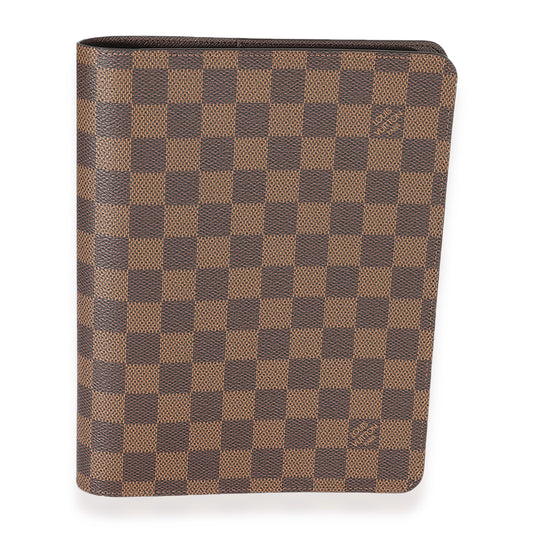 Louis Vuitton Louis Vuitton Damier Ebene Desk Agenda Cover