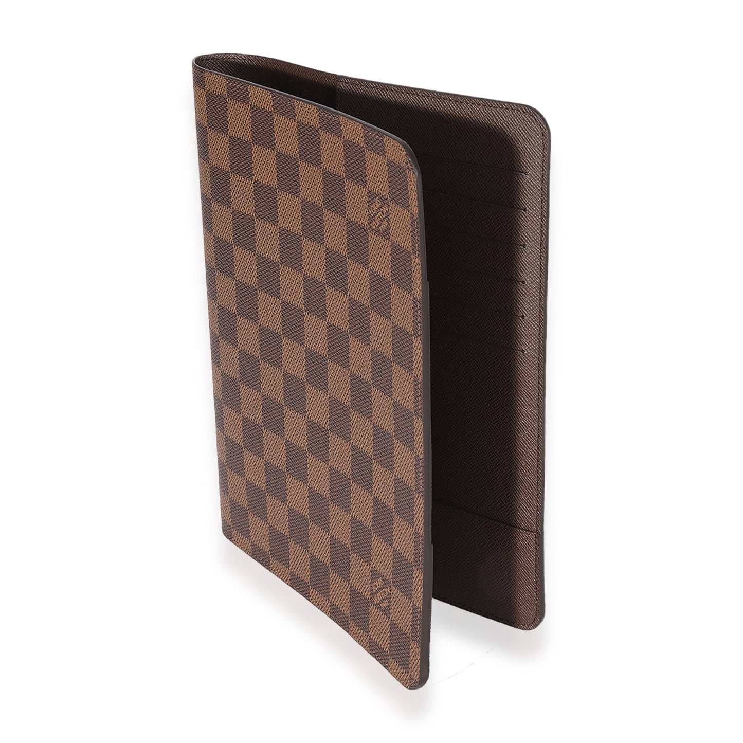 Louis Vuitton Louis Vuitton Damier Ebene Desk Agenda Cover