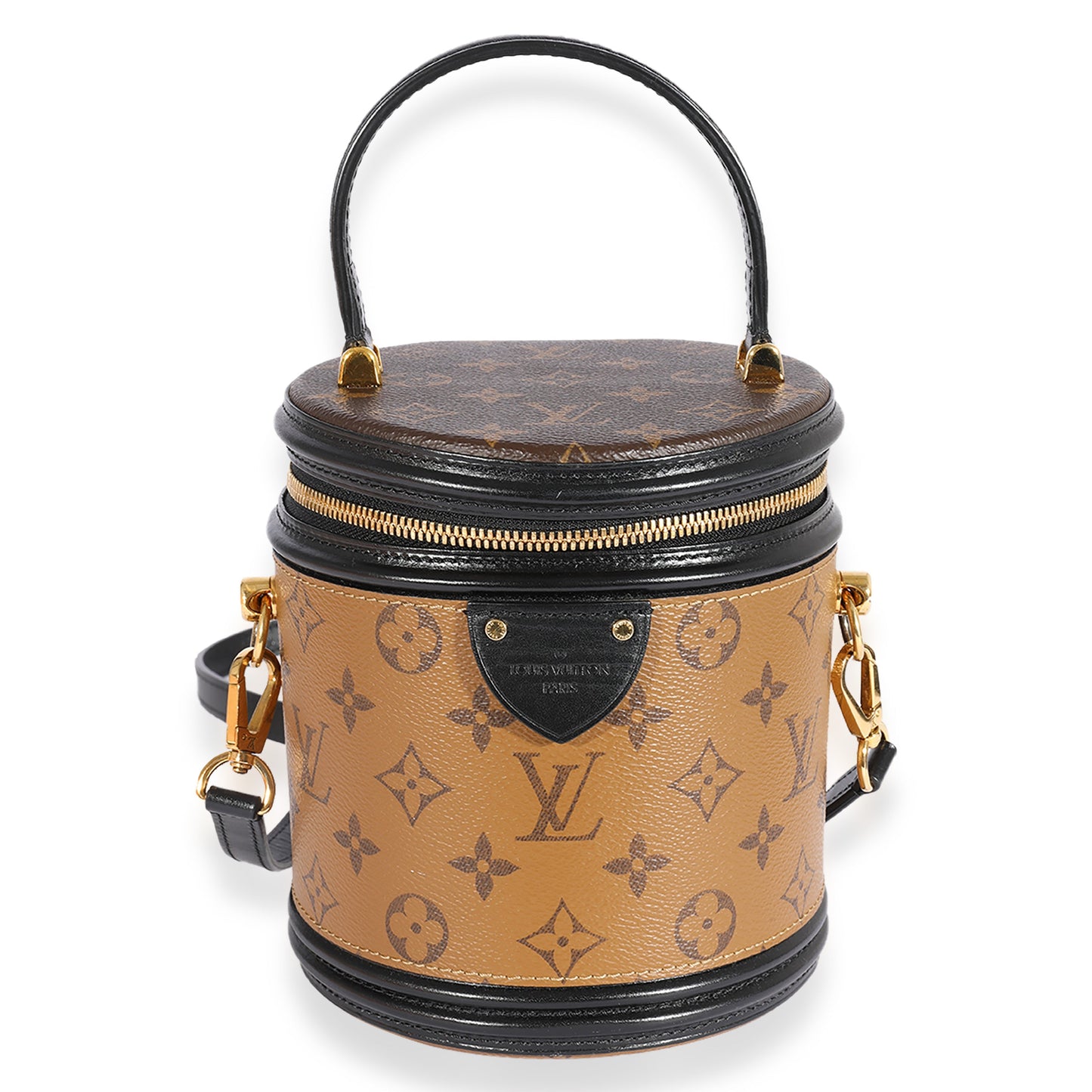 Louis Vuitton Louis Vuitton Monogram Reverse Canvas & Black Calfskin Cannes