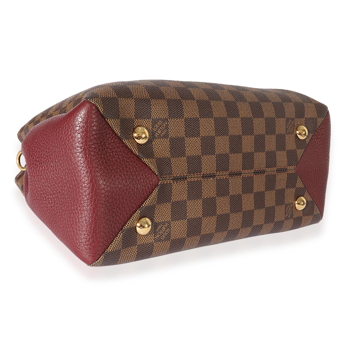 Louis Vuitton Louis Vuitton Damier Ebene Canvas & Bordeaux Leather Brittany