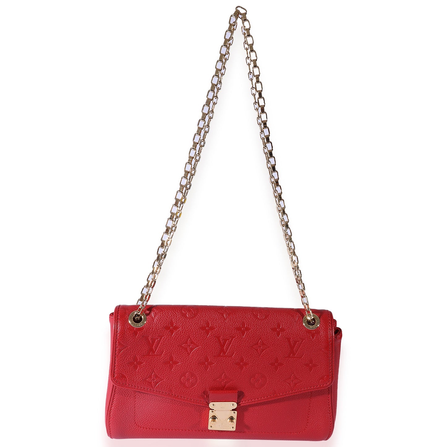 Louis Vuitton Louis Vuitton Red Monogram Empreinte Saint-Germain PM