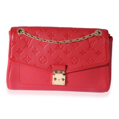 Louis Vuitton Louis Vuitton Red Monogram Empreinte Saint-Germain PM