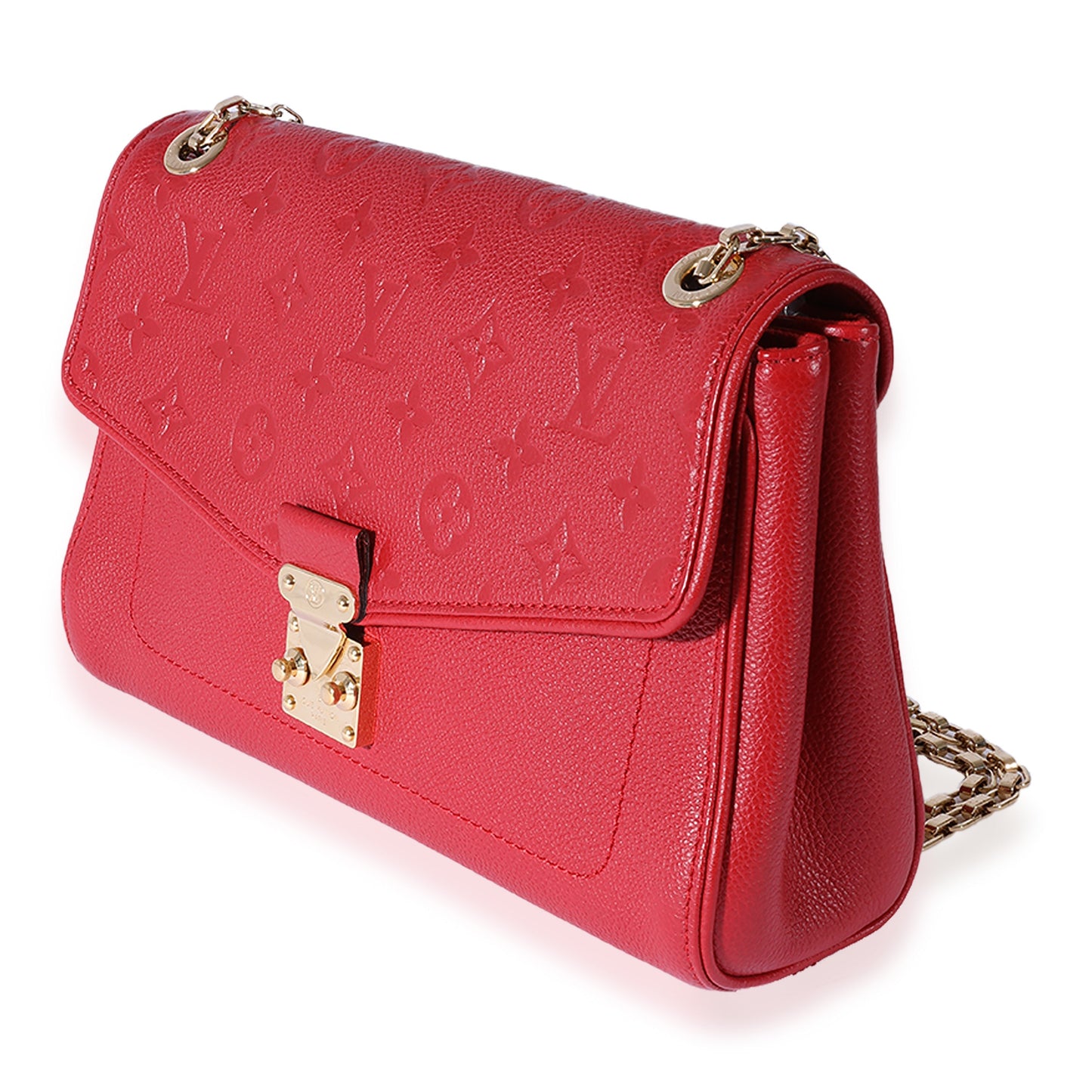 Louis Vuitton Louis Vuitton Red Monogram Empreinte Saint-Germain PM