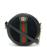 Gucci Suede Patent Leather Ophidia GG Marmont Shoulder Bag 550618