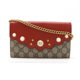 Gucci GG Supreme 2way Chain Wallet