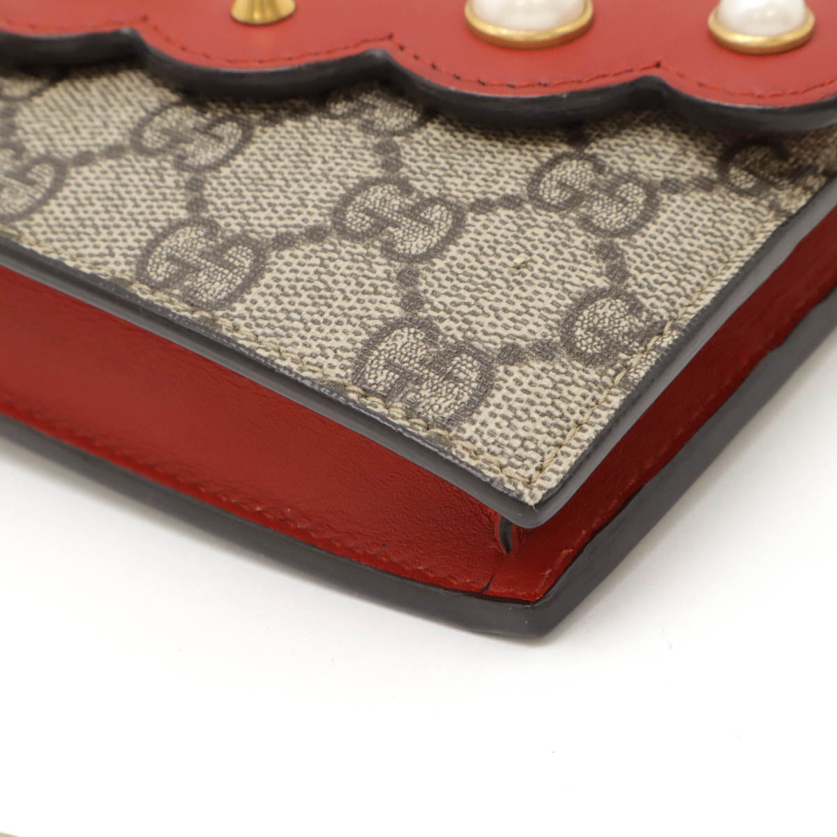 Gucci GG Supreme 2way Chain Wallet