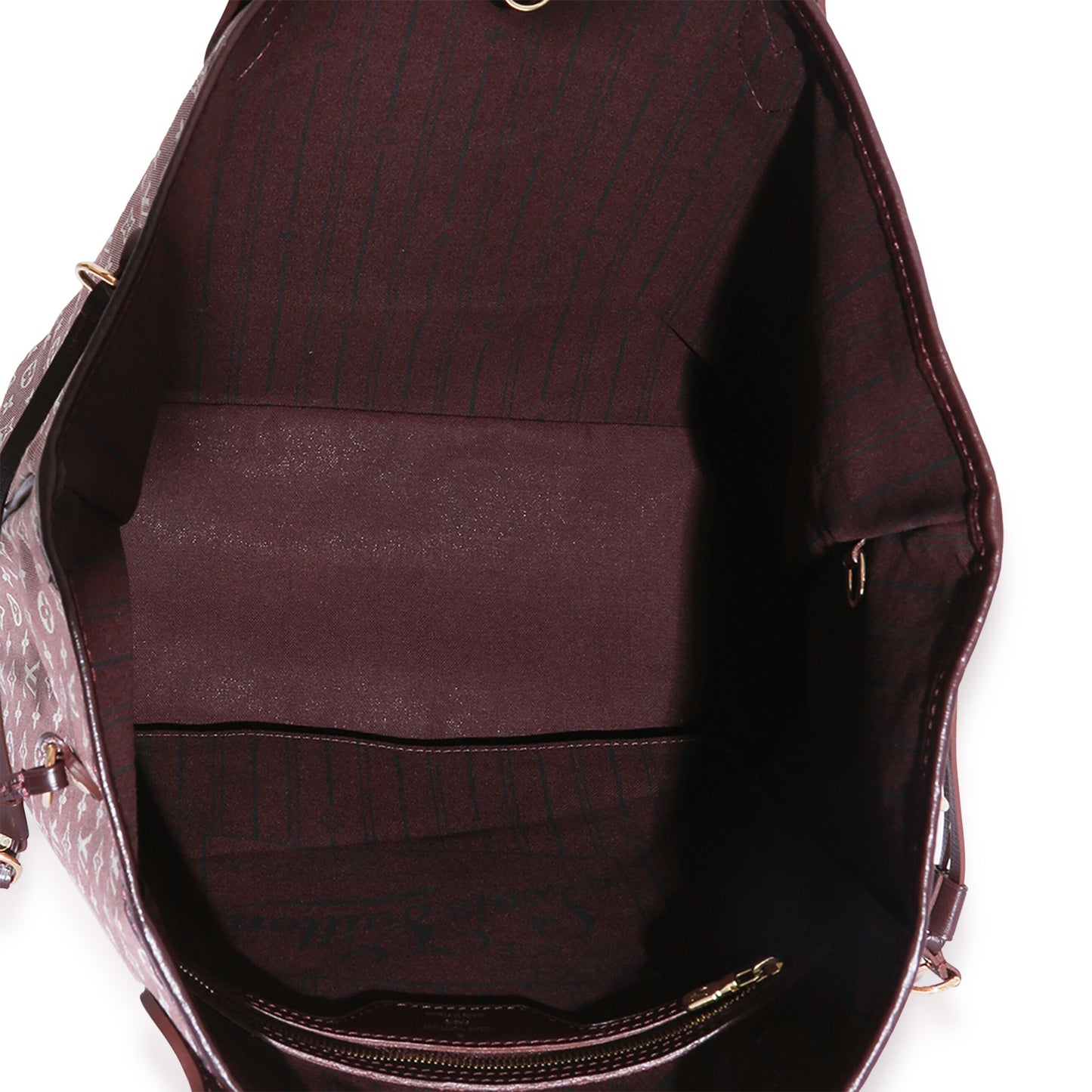 Louis Vuitton Louis Vuitton Sepia Bordeaux Mini Lin Idylle Neverfull MM